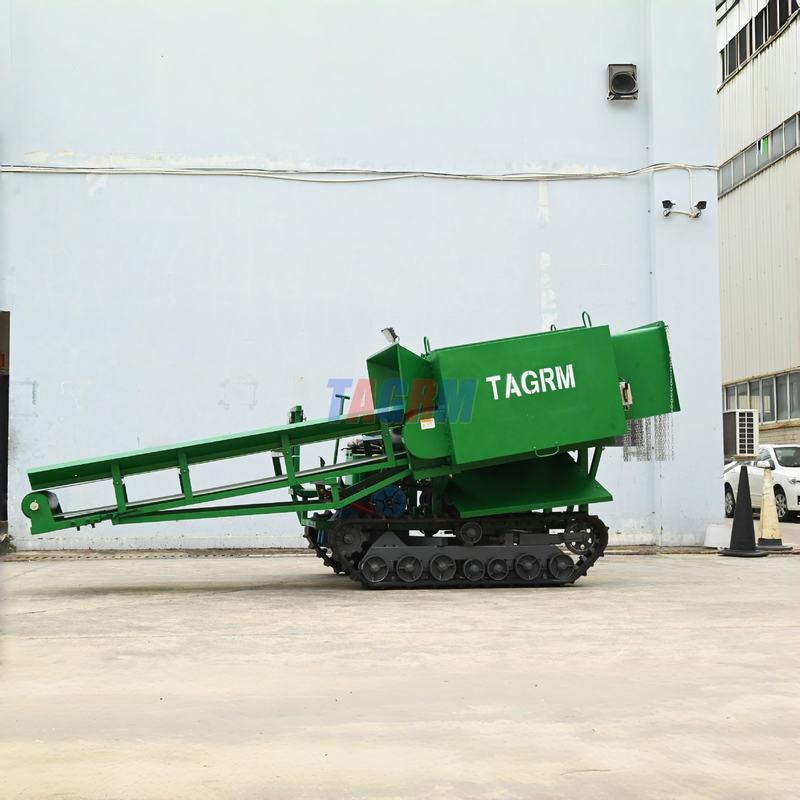 6CZ-5 Sugarcane Leaf Peeler，Mate power32 HP，Working capacity 5T/h，Self-Propelled Crawler High-Efficiency Leaf Stripper