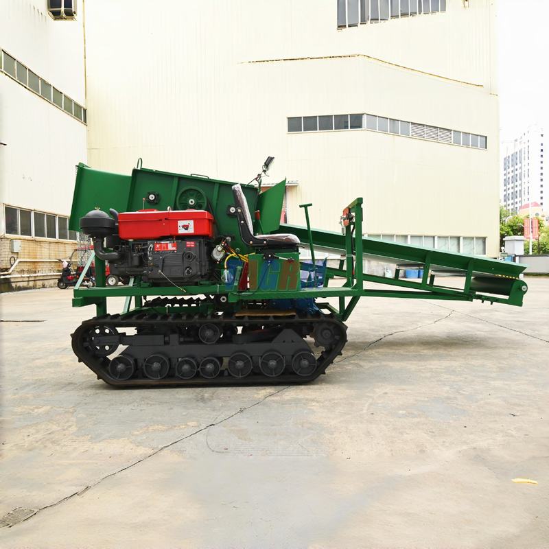 6CZ-5 Sugarcane Leaf Peeler，Mate power32 HP，Working capacity 5T/h，Self-Propelled Crawler High-Efficiency Leaf Stripper