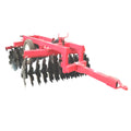 1BZ-2.5 Disc harrower，Mate Power 120hp，Working Efficiency 7 ha/10h，Multi-functional high-efficiency disc harrow for land clearing, weed and crop residue removal, soil loosening, and soil temperature improvement