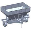 7Y-3 Cassava Chip Spreader Truck丨Spreading Width 2000mm，Matching Power 100 hp，High-Efficiency Cassava Processing Equipment for Automatic and Uniform Spreading and Drying
