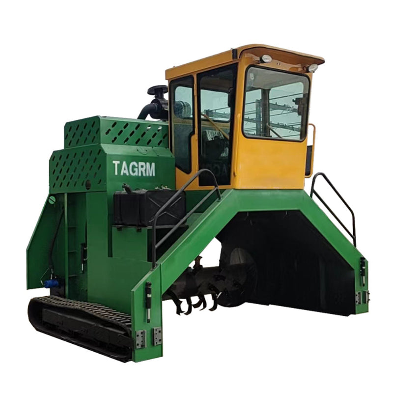 M3000 Medium-Small Agricultural Compost Turner, 3m Crawler Composting Machine, 1100m³/h for Urban Waste & Sludge