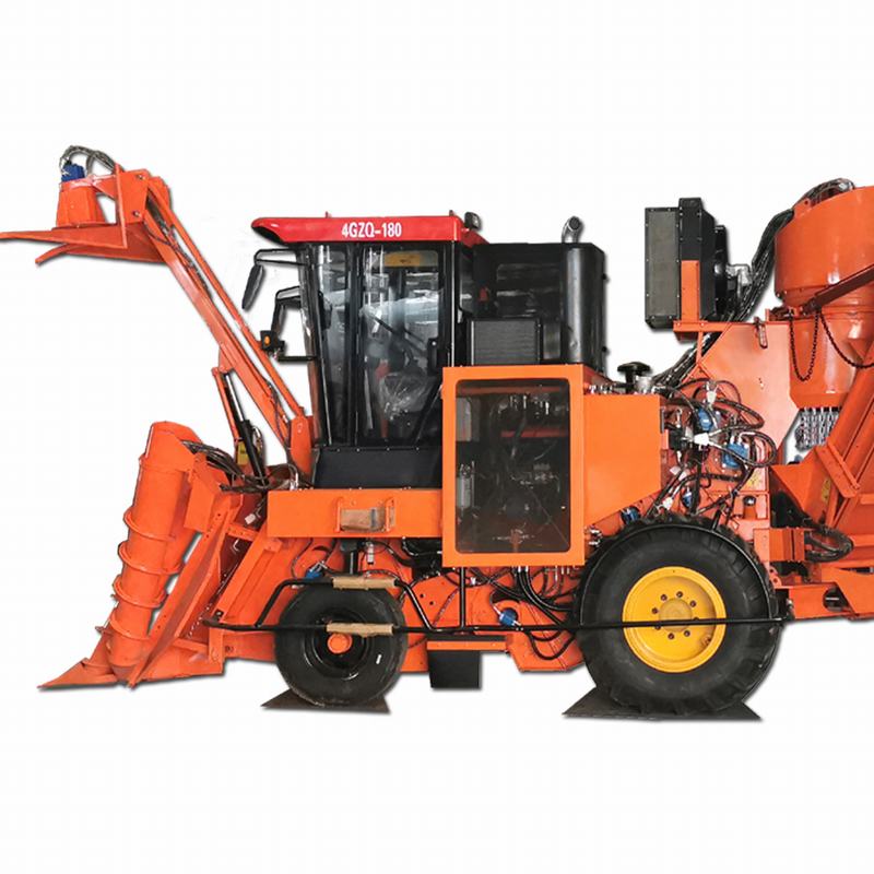 4GZQ-180 Sugarcane Combine Harvester（Elevator type）丨Rate power 132kw 丨Row  space≥1100mm丨Rate power 0.3Ha/h