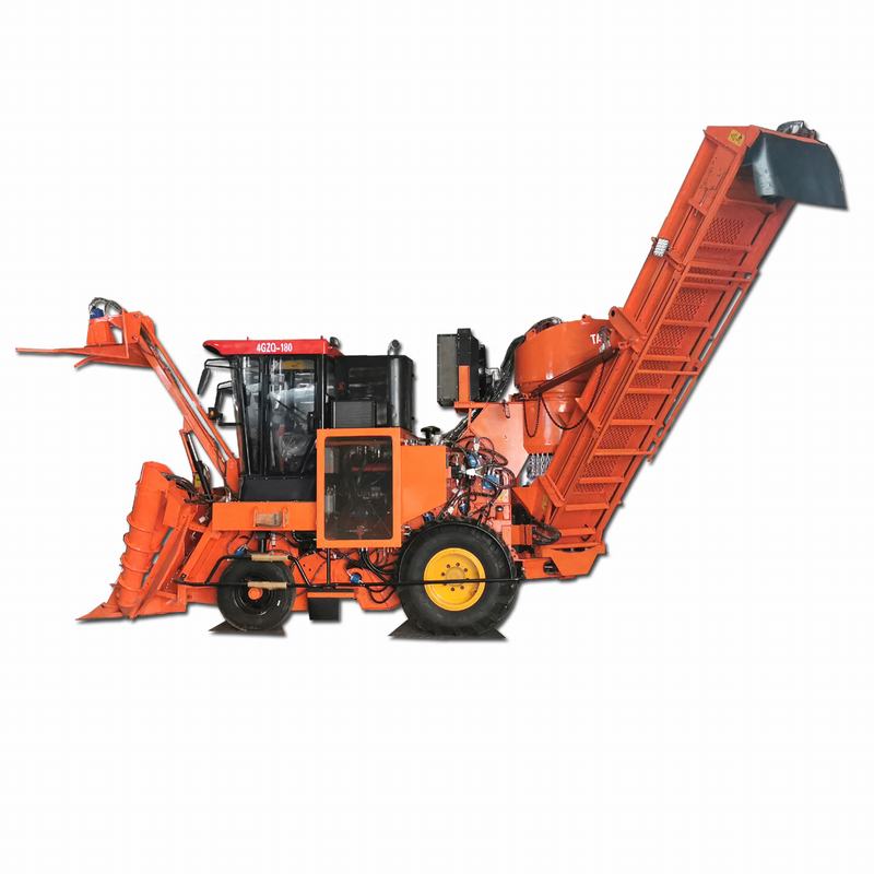 4GZQ-180 Sugarcane Combine Harvester（Elevator type）丨Rate power 132kw 丨Row  space≥1100mm丨Rate power 0.3Ha/h