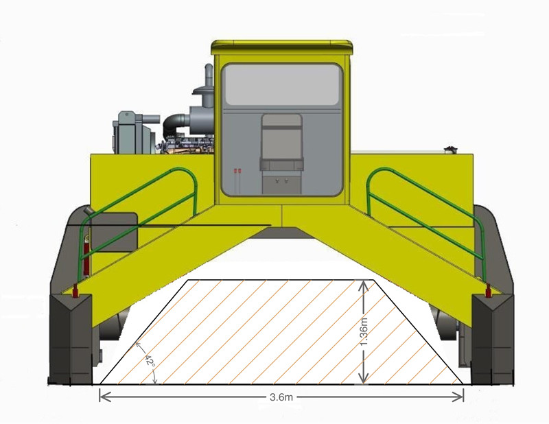 M3600 crawler compost turner
