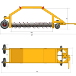 MT5000 tractor-pulled compost turner
