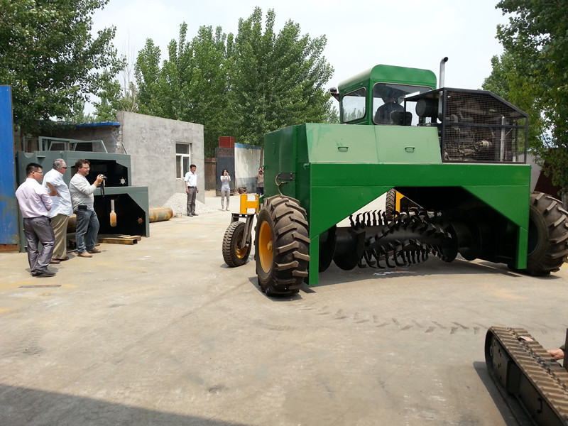 TAGRM compost turner field demonstration